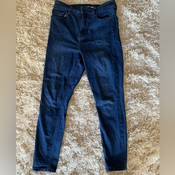 Eunina Women’s Super High Rise Skinny Ankle Denim Jeans Size 30 EUC - Picture 1 of 6